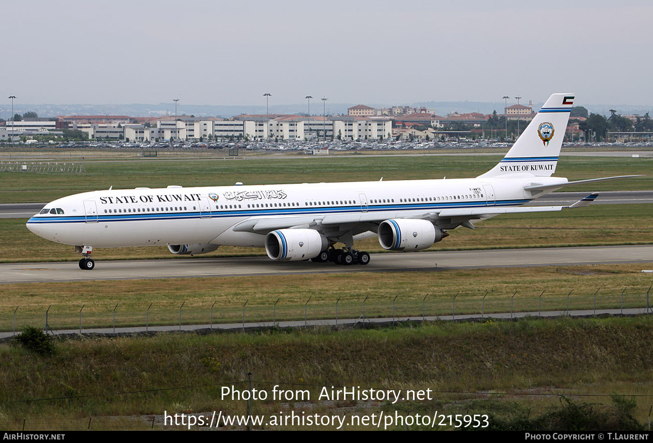 Aircraft Photo of F-WWTE | Airbus A340-542 | State of Kuwait | AirHistory.net #215953