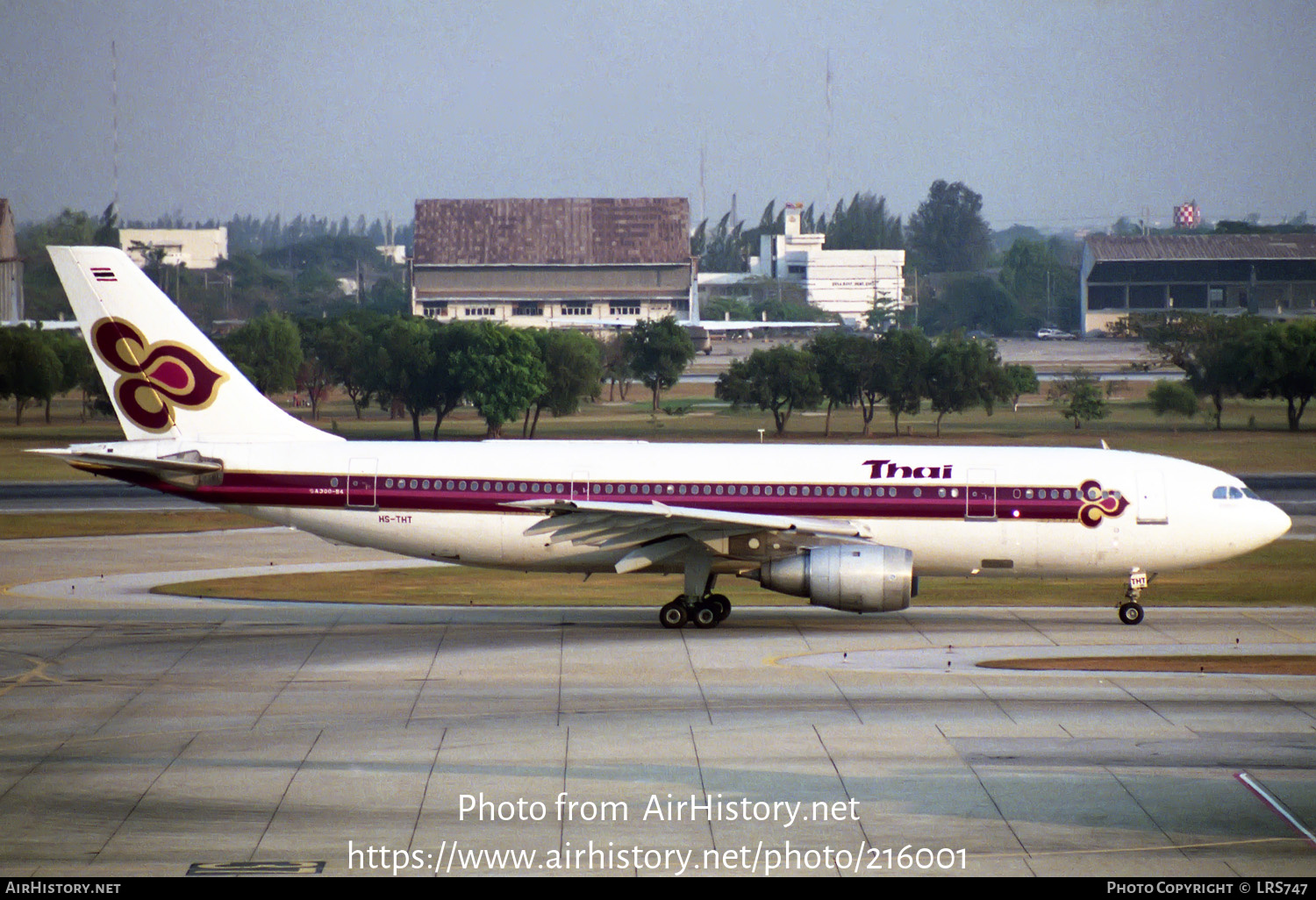 Aircraft Photo of HS-THT | Airbus A300B4-203 | Thai Airways International | AirHistory.net #216001