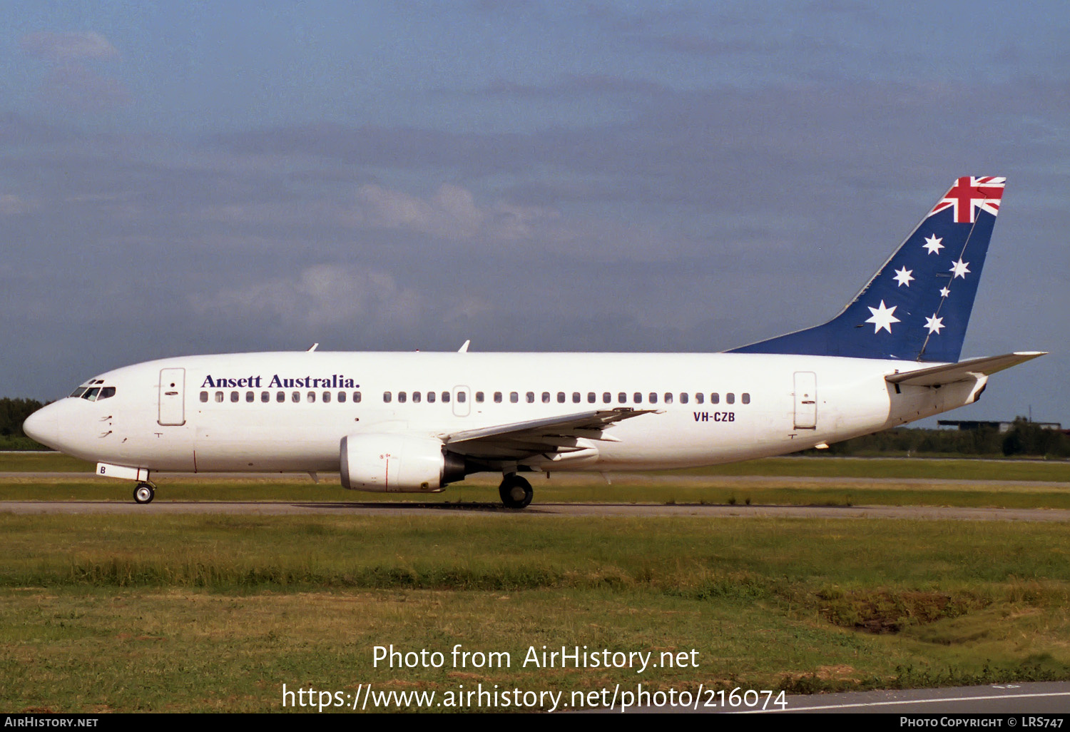 Aircraft Photo of VH-CZB | Boeing 737-377 | Ansett Australia | AirHistory.net #216074