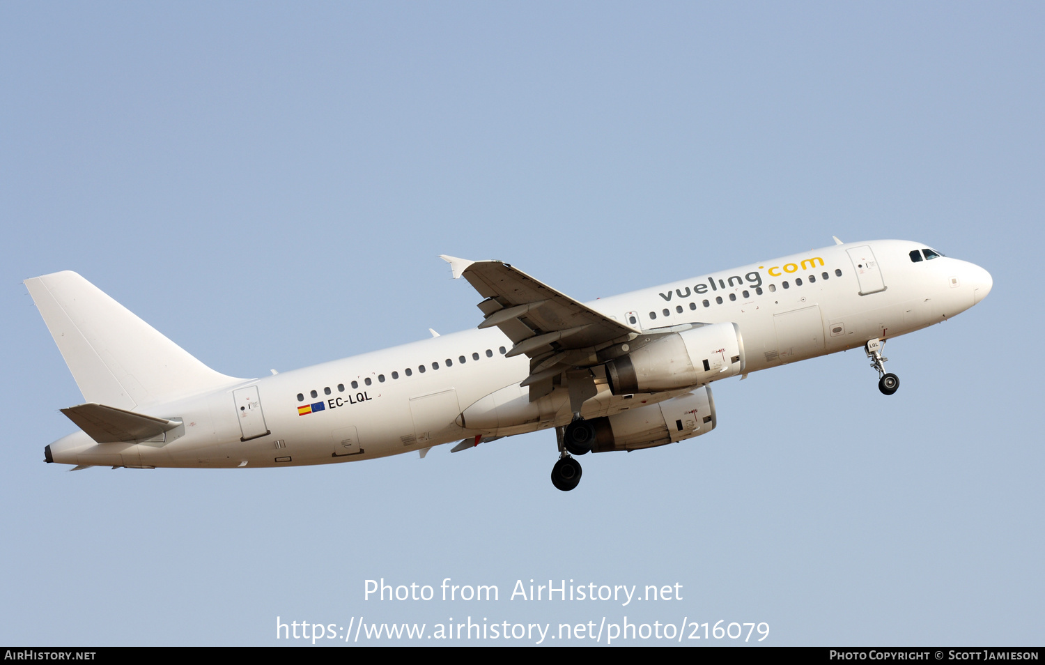 Aircraft Photo of EC-LQL | Airbus A320-232 | Vueling Airlines | AirHistory.net #216079