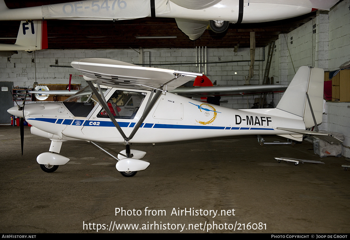 Aircraft Photo of D-MAFF | Comco Ikarus C42B | FSTO - Flugsportgruppe Steirisches Oberland | AirHistory.net #216081