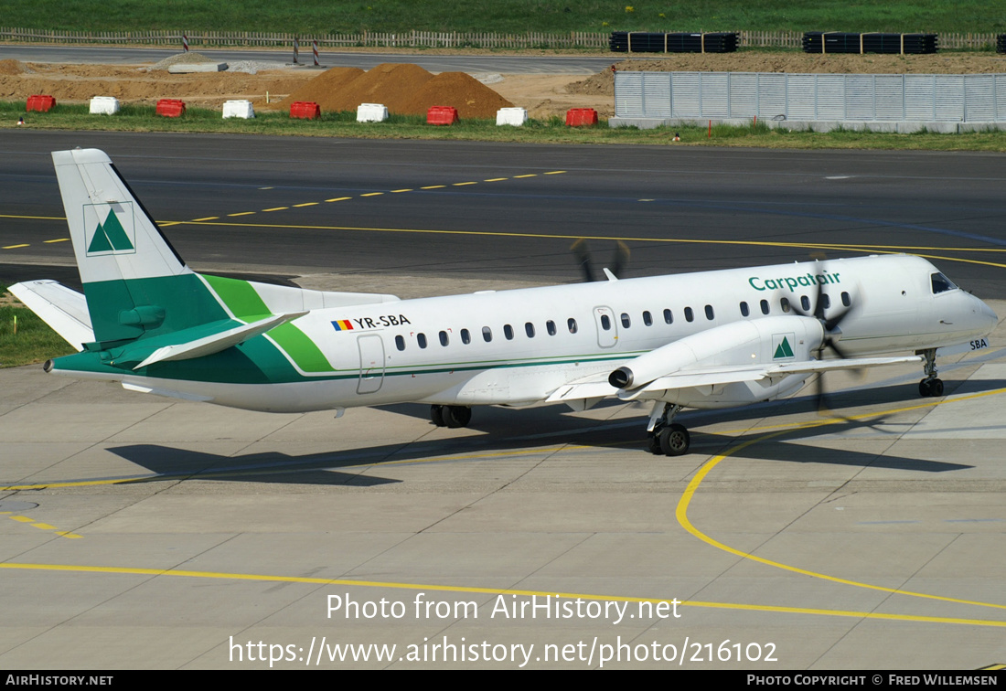 Aircraft Photo of YR-SBA | Saab 2000 | Carpatair | AirHistory.net #216102