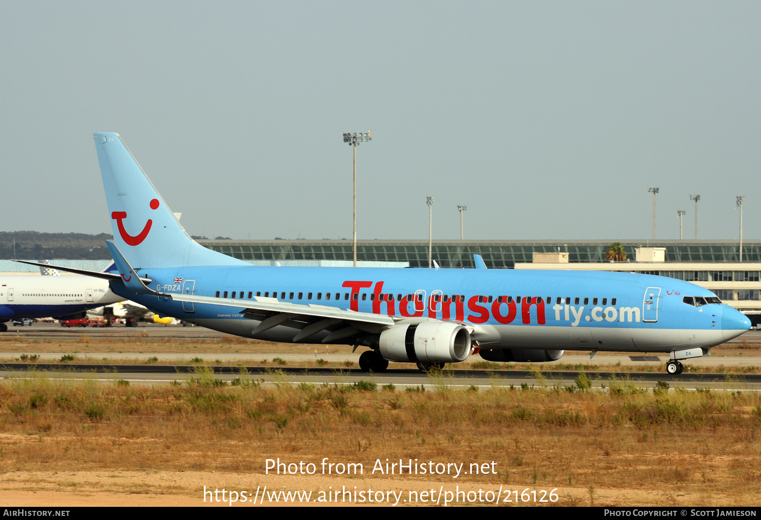 Aircraft Photo of G-FDZA | Boeing 737-8K5 | Thomsonfly | AirHistory.net #216126