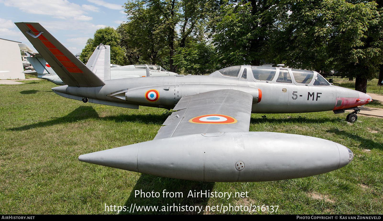 Aircraft Photo of 458 | Fouga CM-170R Magister | France - Air Force | AirHistory.net #216137