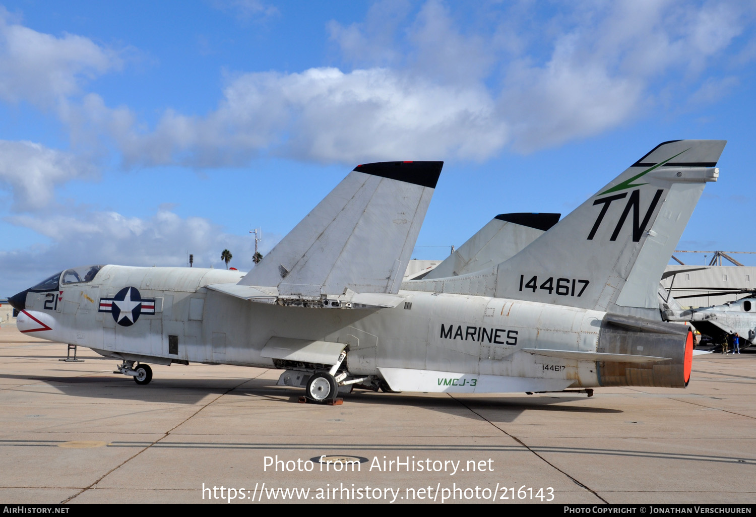 Aircraft Photo of 144617 | Vought RF-8G Crusader | USA - Marines | AirHistory.net #216143