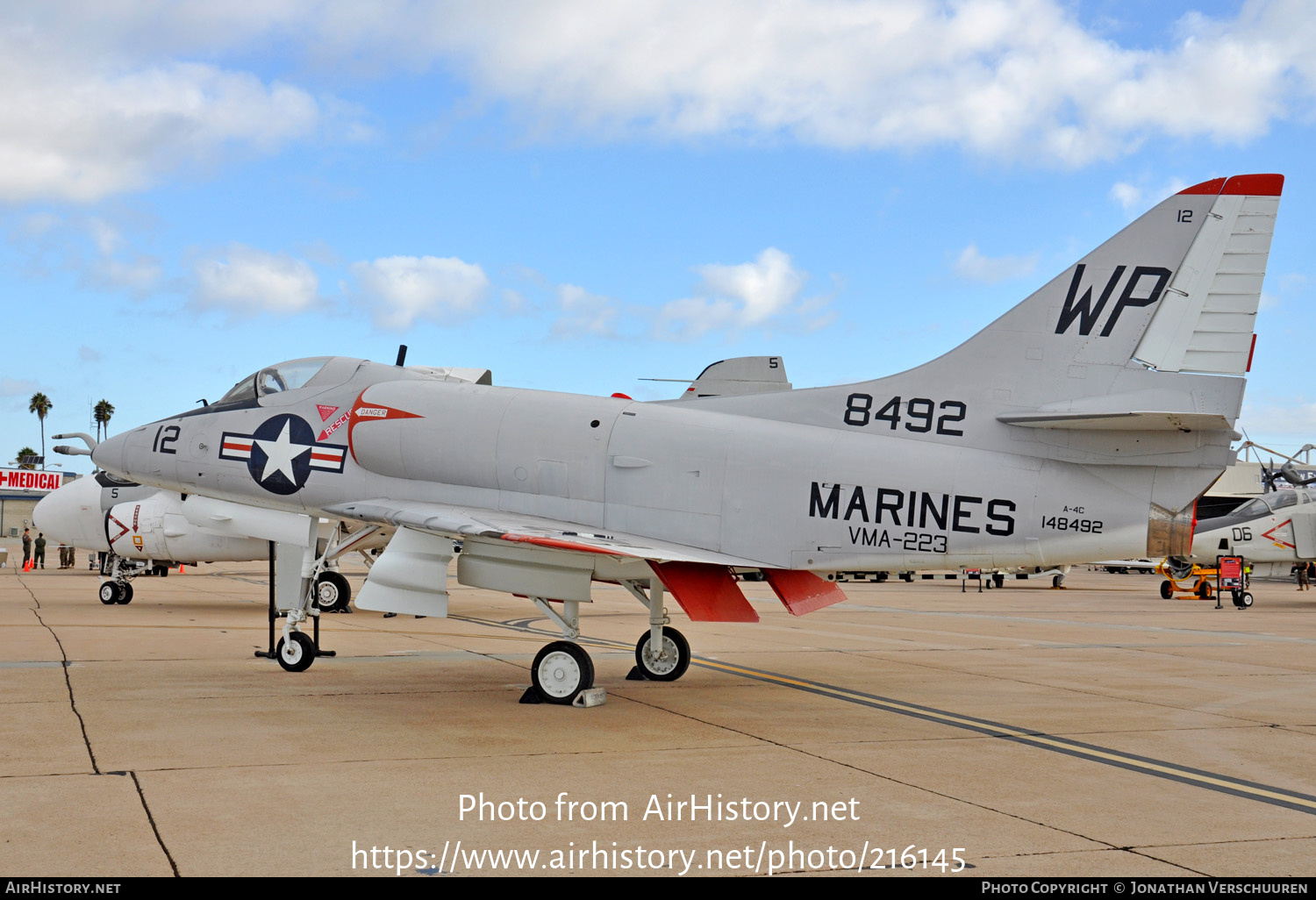 Aircraft Photo of 148492 | Douglas A-4C (A4D-2N) Skyhawk | USA - Marines | AirHistory.net #216145