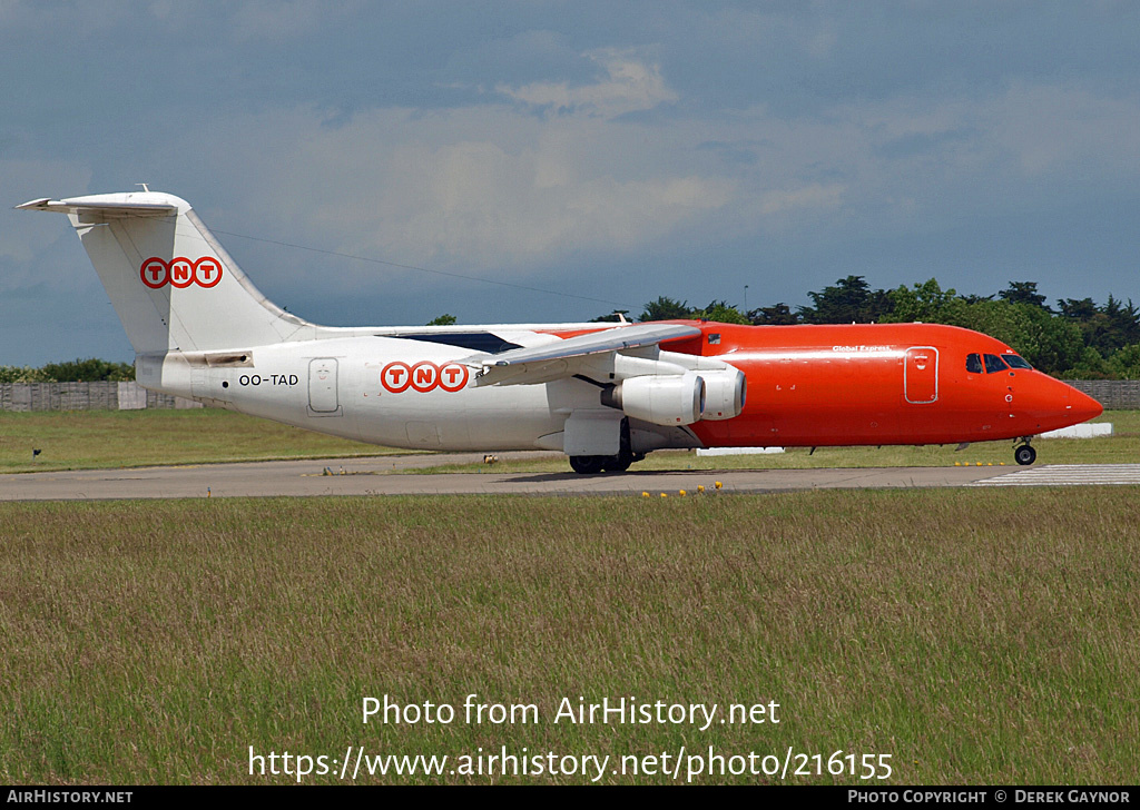 Aircraft Photo of OO-TAD | British Aerospace BAe-146-300QT Quiet Trader | TNT Airways | AirHistory.net #216155