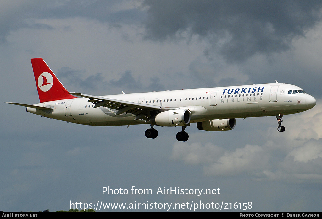 Aircraft Photo of TC-JRC | Airbus A321-231 | Turkish Airlines | AirHistory.net #216158