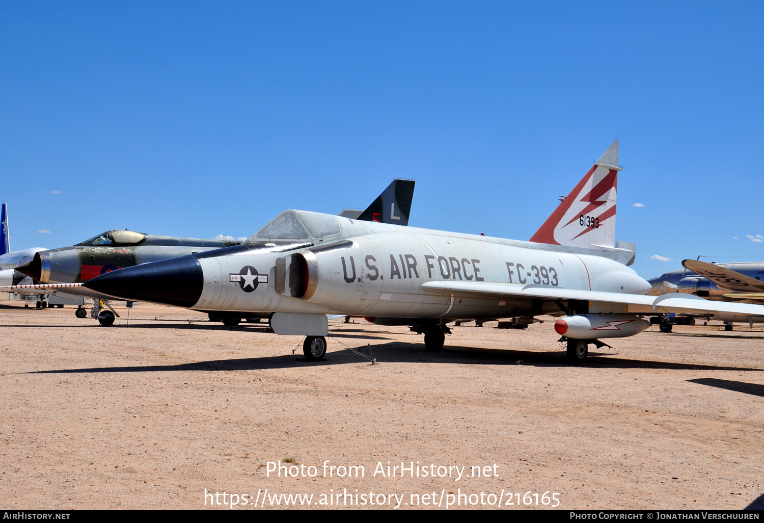 Aircraft Photo of 56-1393 / 61393 | Convair F-102A Delta Dagger | USA - Air Force | AirHistory.net #216165