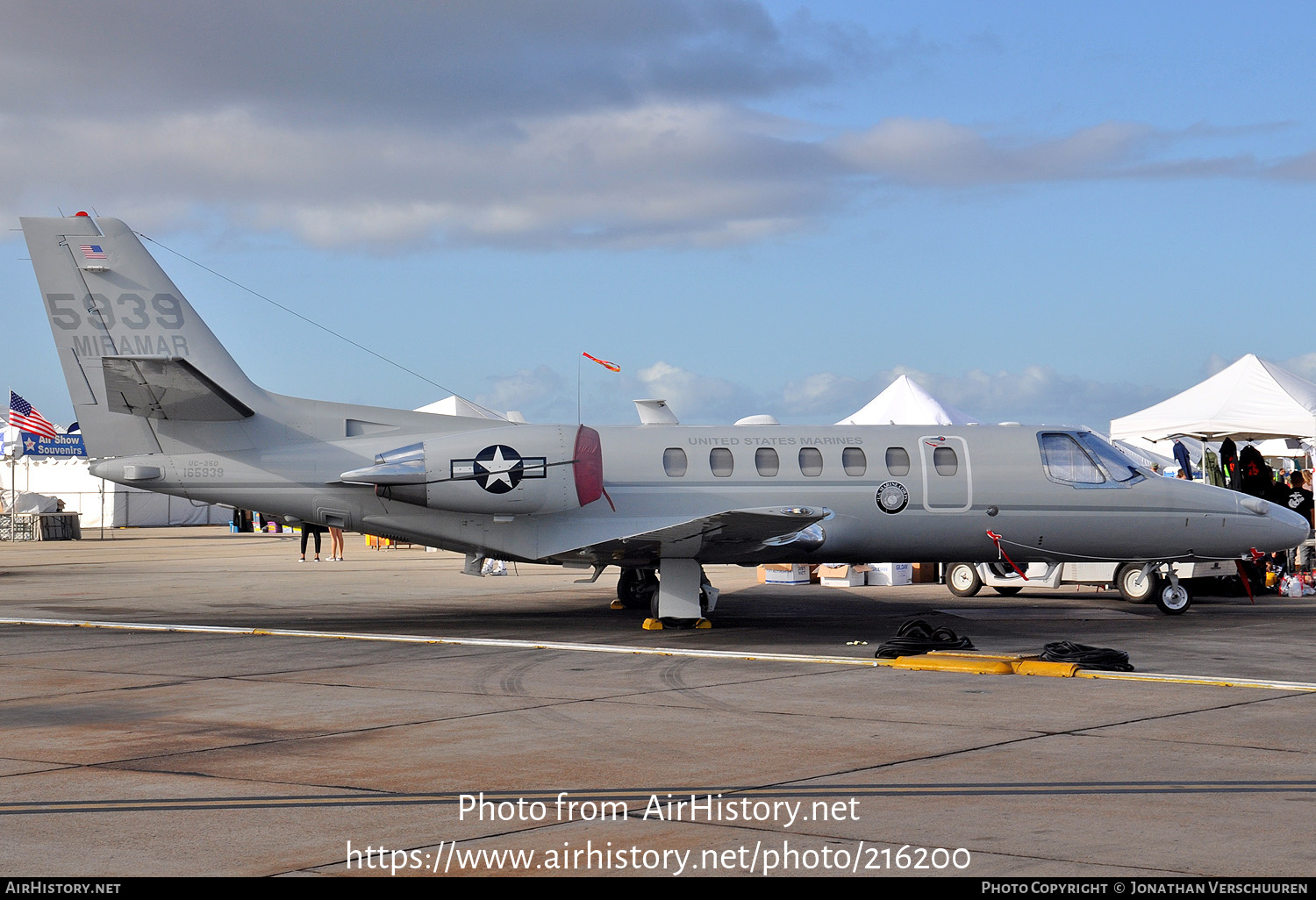 Aircraft Photo of 165939 / 5939 | Cessna UC-35D Citation Encore (560) | USA - Marines | AirHistory.net #216200