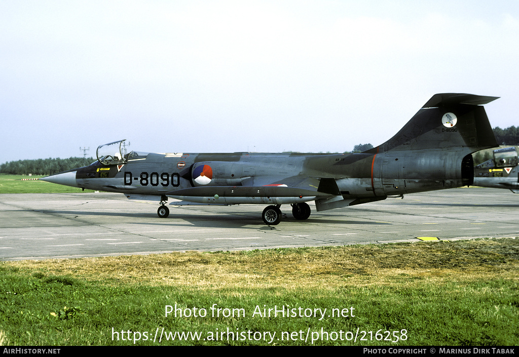 Aircraft Photo of D-8090 | Lockheed F-104G Starfighter | Netherlands - Air Force | AirHistory.net #216258