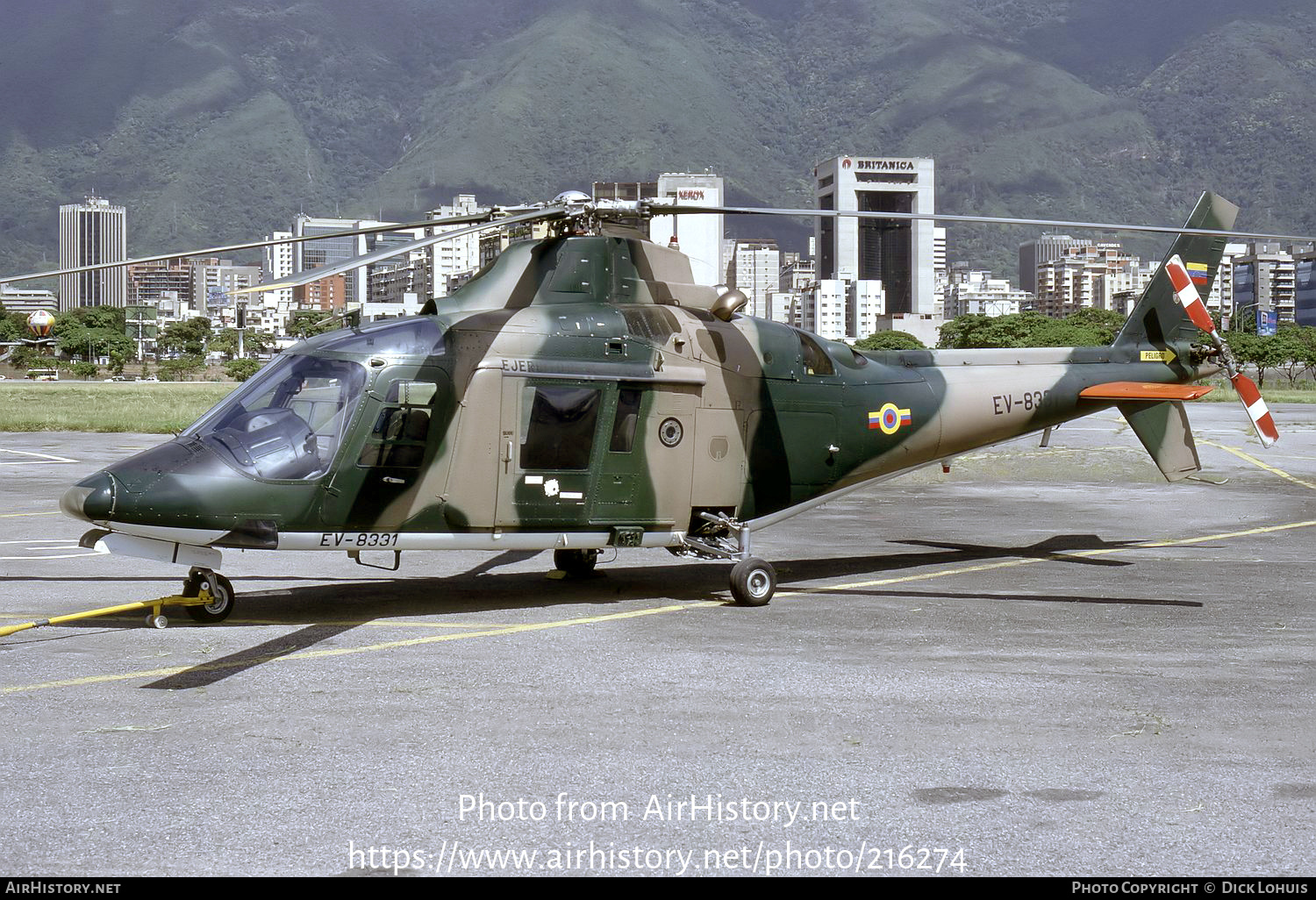 Aircraft Photo of EV-8331 | Agusta A-109AM | Venezuela - Army | AirHistory.net #216274