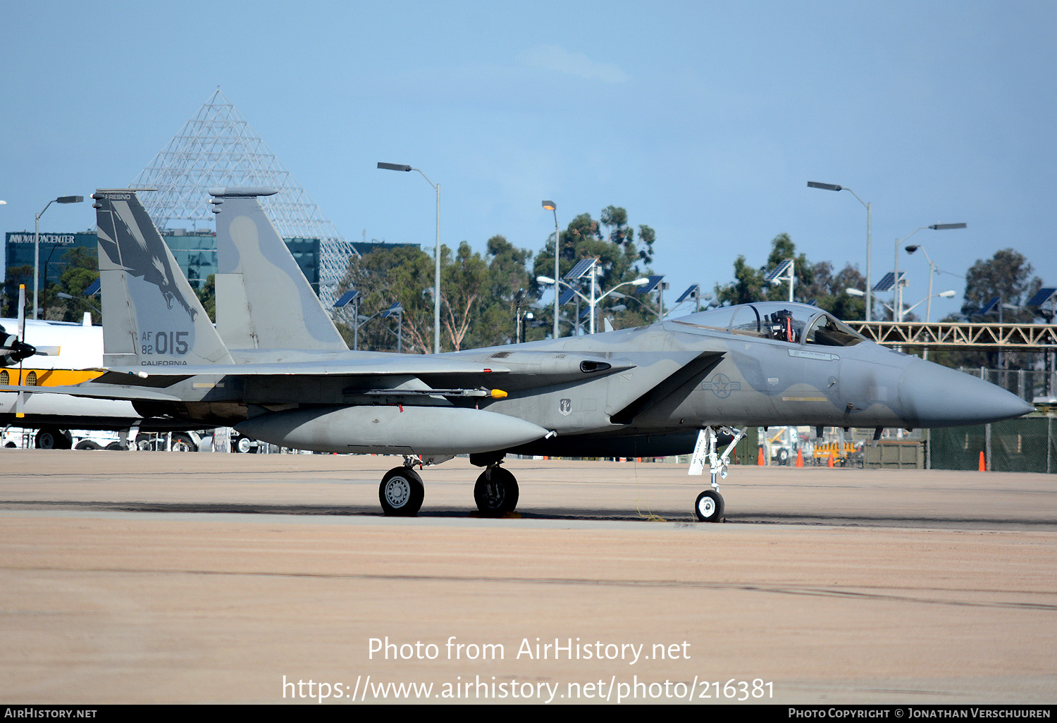 Aircraft Photo of 82-0015 / AF82-015 | McDonnell Douglas F-15C Eagle | USA - Air Force | AirHistory.net #216381