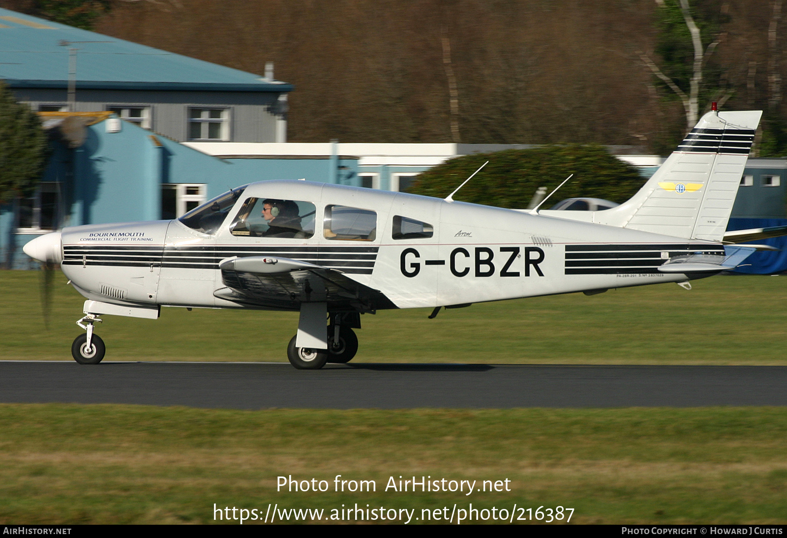 Aircraft Photo of G-CBZR | Piper PA-28R-201 Arrow | Bournemouth Commercial Flight Training - BCFT | AirHistory.net #216387