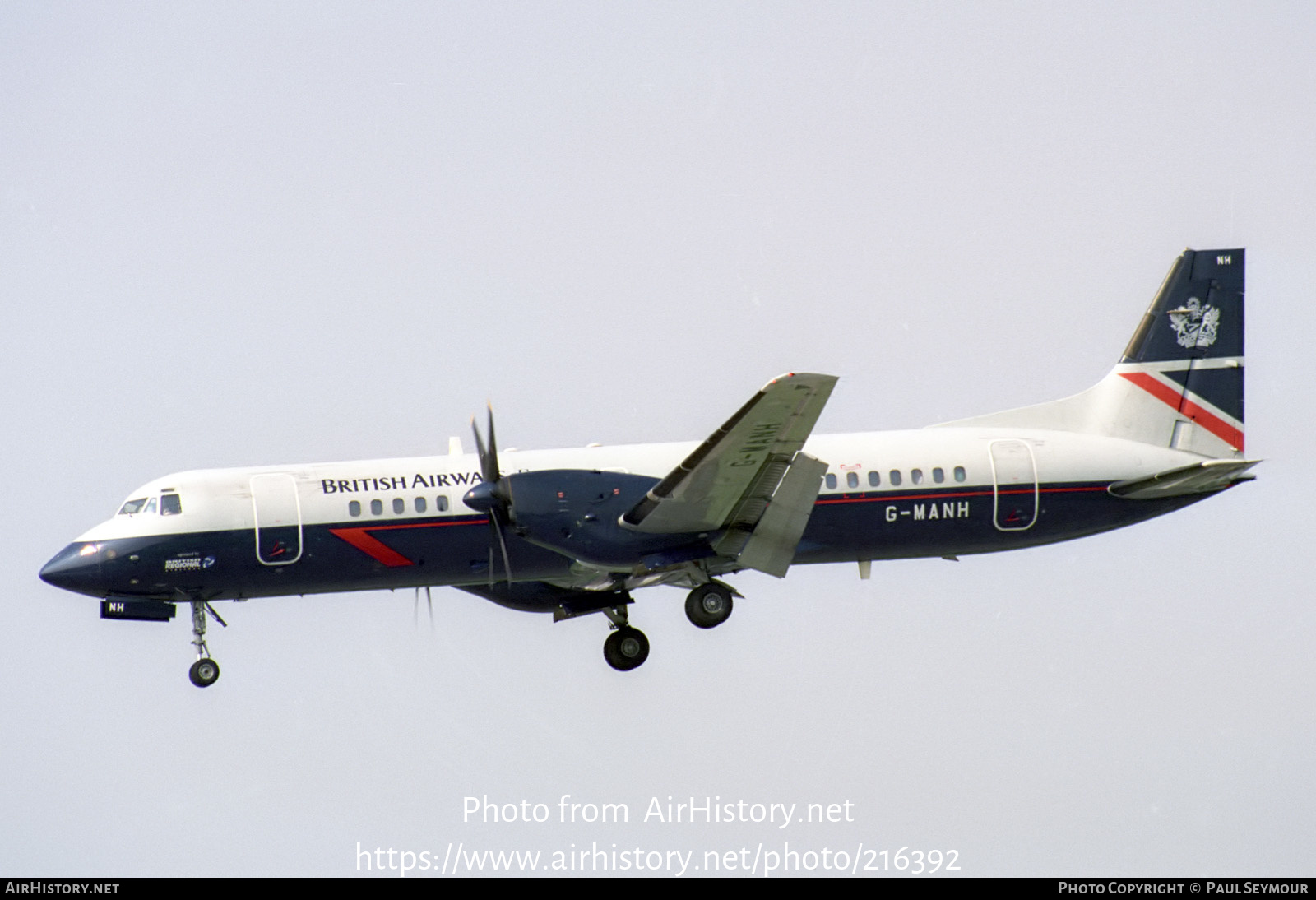 Aircraft Photo of G-MANH | British Aerospace ATP | British Airways Express | AirHistory.net #216392