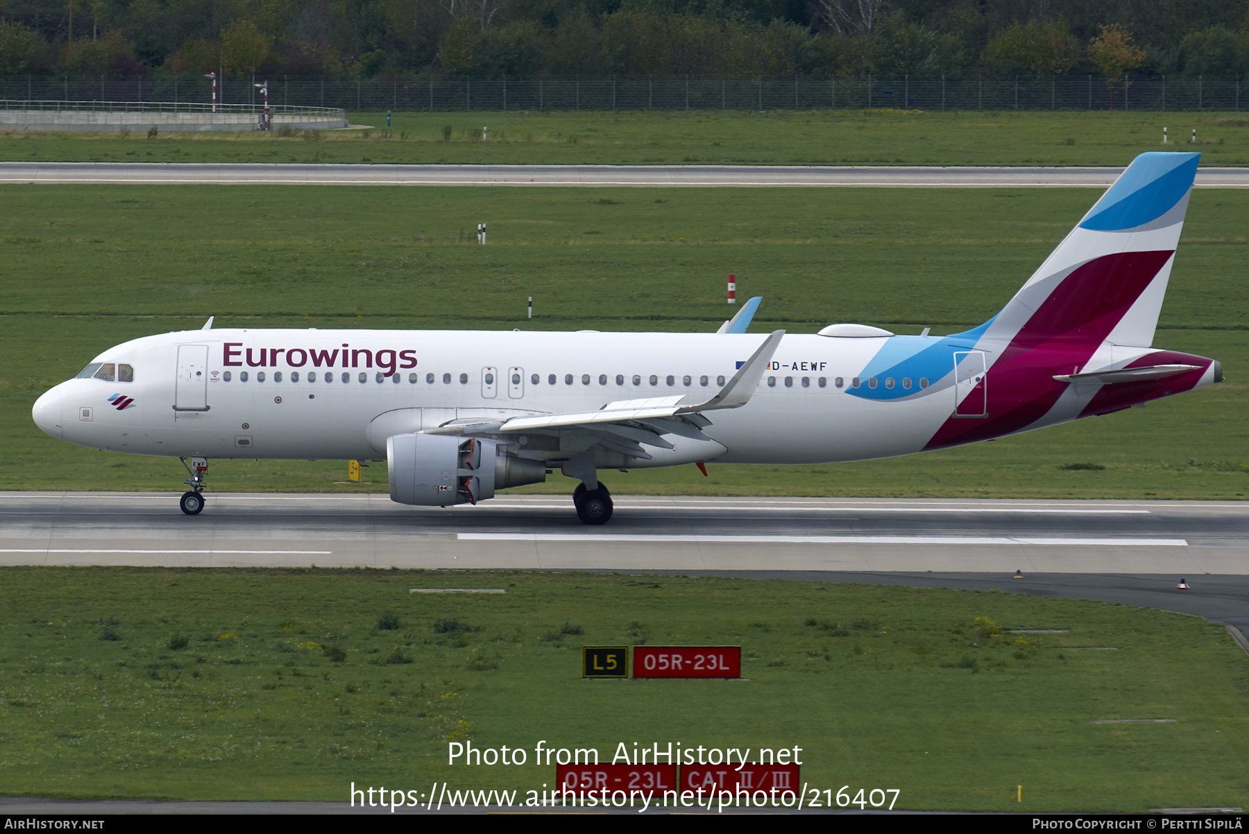 Aircraft Photo of D-AEWF | Airbus A320-214 | Eurowings | AirHistory.net #216407