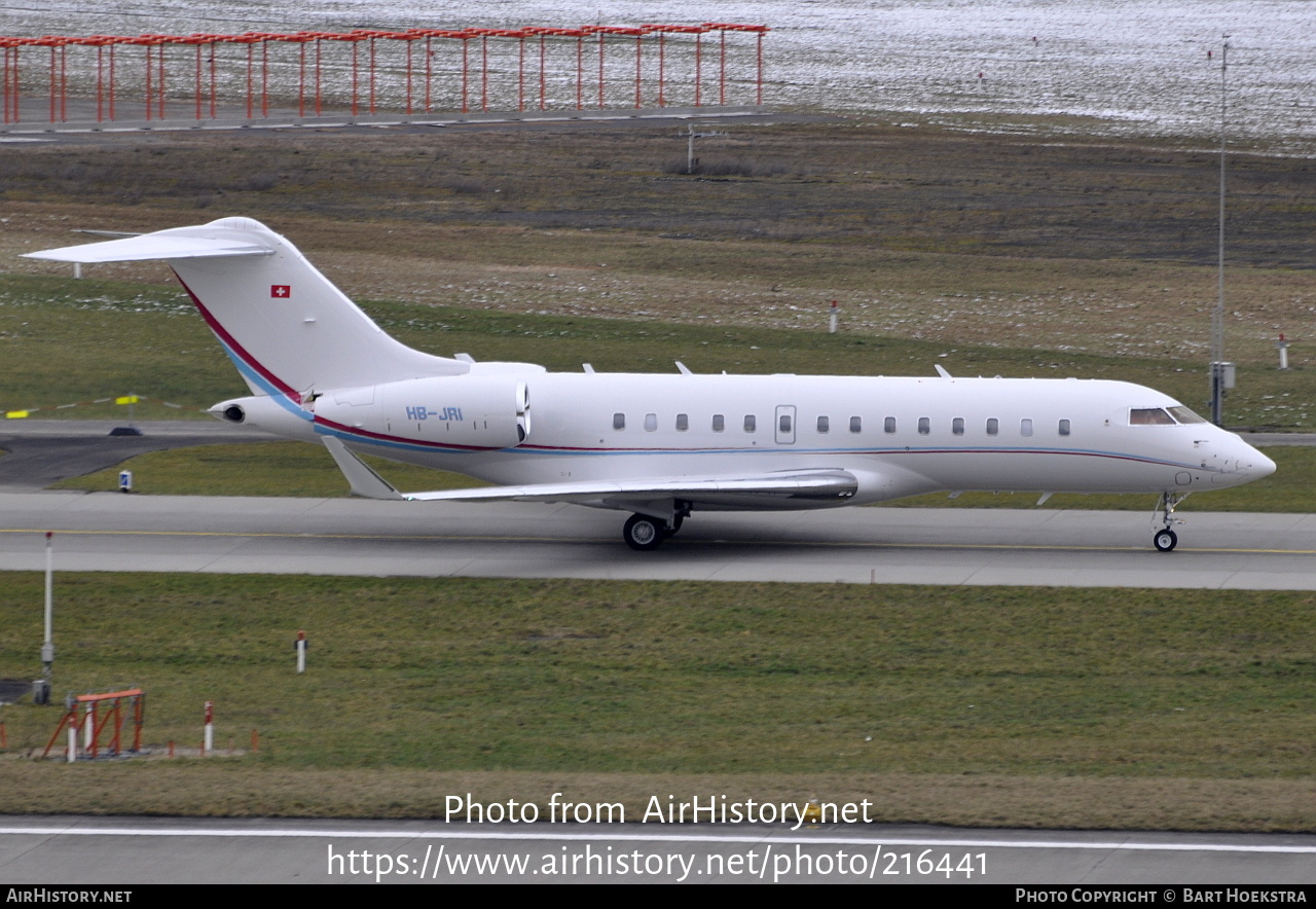 Aircraft Photo of HB-JRI | Bombardier Global 5000 (BD-700-1A11) | AirHistory.net #216441