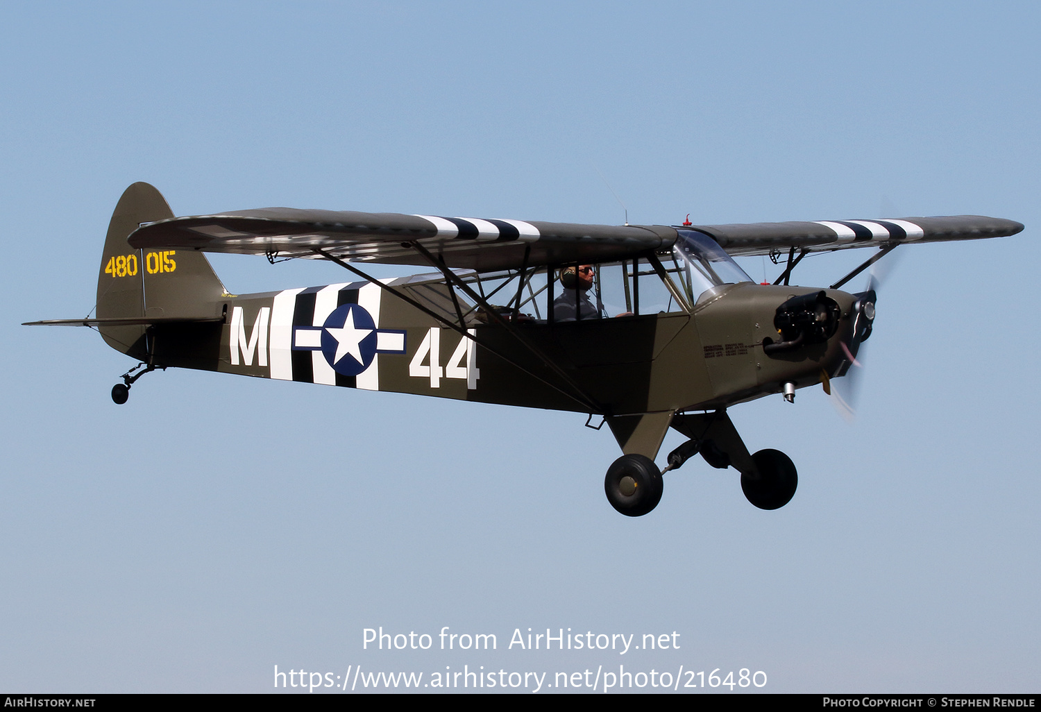 Aircraft Photo of G-AKIB / 480015 | Piper L-4H Grasshopper (J-3C-90 ...