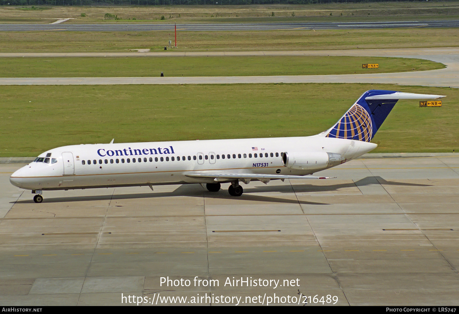 Aircraft Photo of N17531 | McDonnell Douglas DC-9-32 | Continental Airlines | AirHistory.net #216489