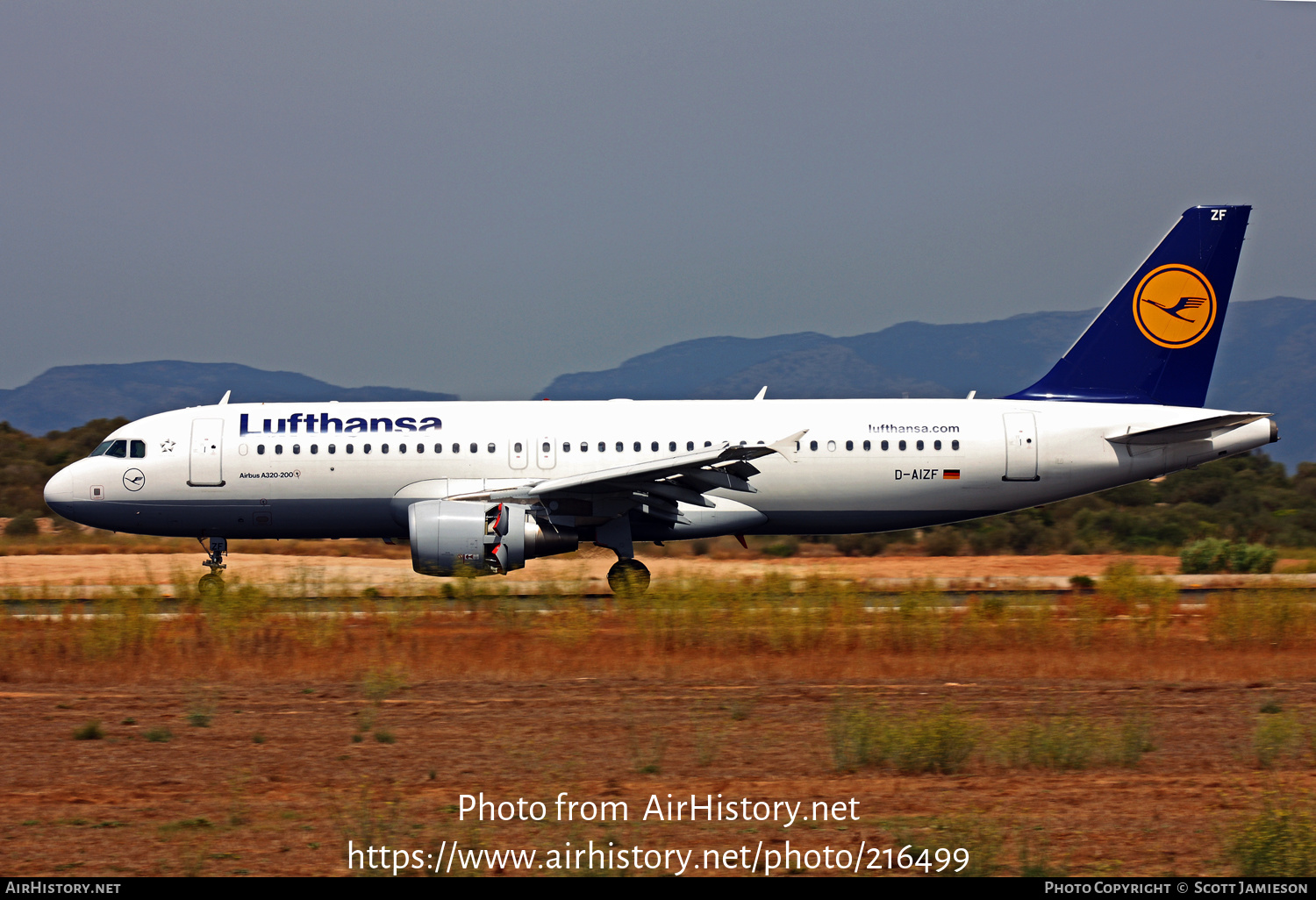 Aircraft Photo of D-AIZF | Airbus A320-214 | Lufthansa | AirHistory.net #216499