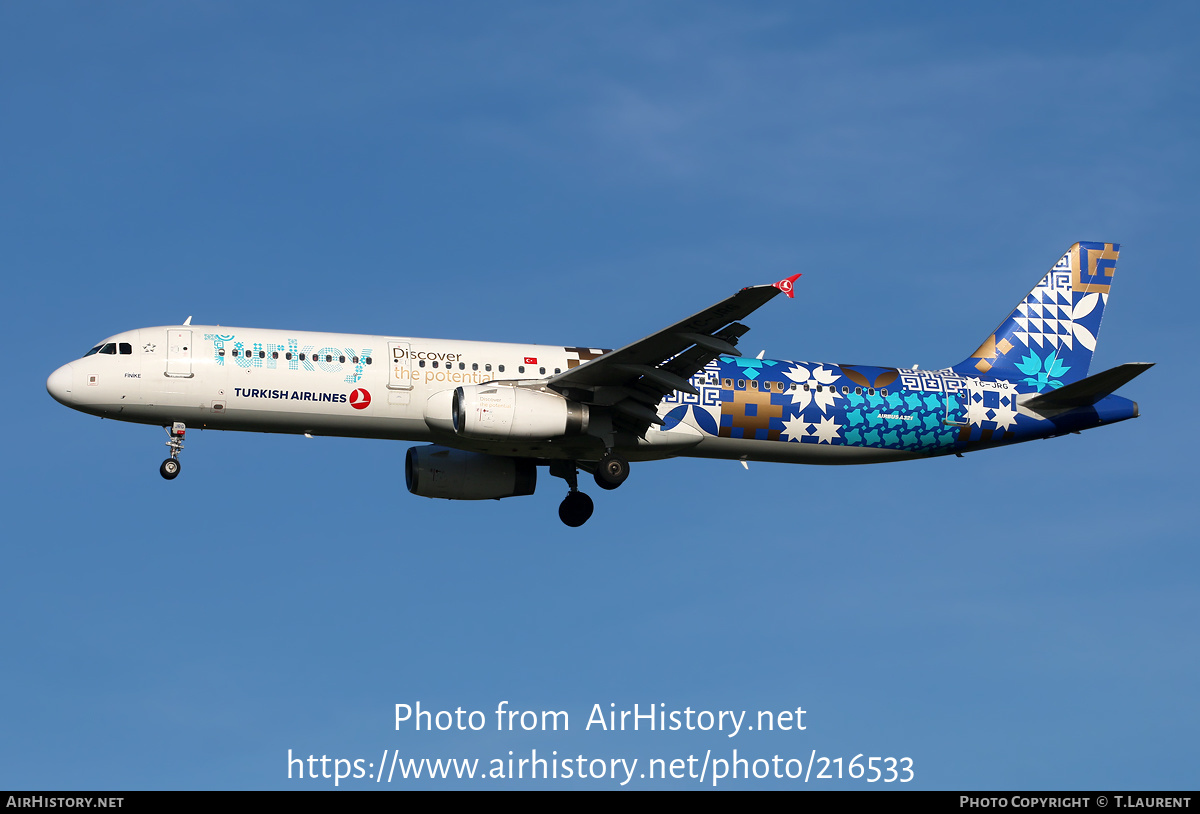 Aircraft Photo of TC-JRG | Airbus A321-231 | Turkish Airlines | AirHistory.net #216533