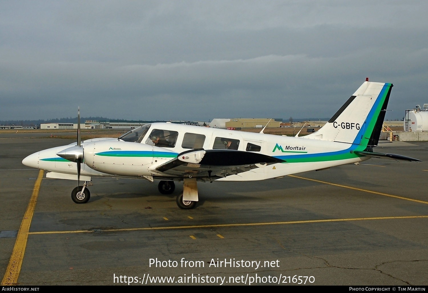 Aircraft Photo of C-GBFG | Piper PA-34-200T Seneca II | Montair Aviation | AirHistory.net #216570