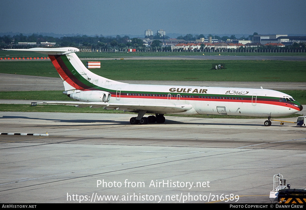 Aircraft Photo of A4O-VC | Vickers VC10 Srs1101 | Gulf Air | AirHistory.net #216589