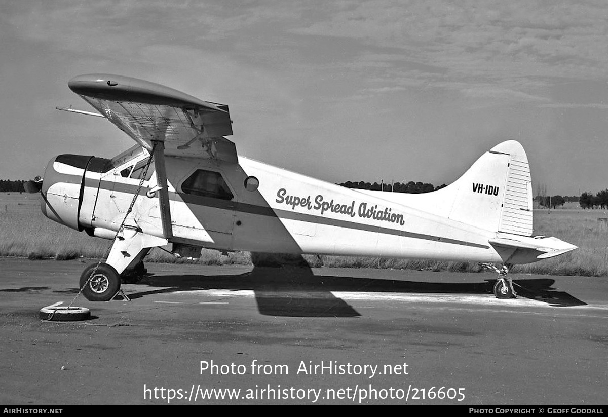 Aircraft Photo of VH-IDU | De Havilland Canada DHC-2 Beaver Mk1 | Super Spread Aviation | AirHistory.net #216605