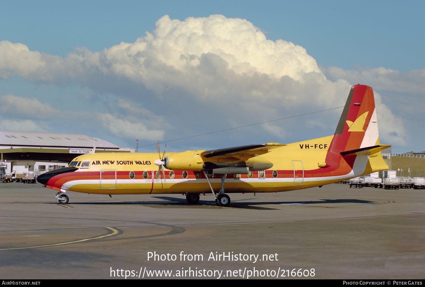 Aircraft Photo of VH-FCF | Fokker F27-500F Friendship | Air New South Wales | AirHistory.net #216608