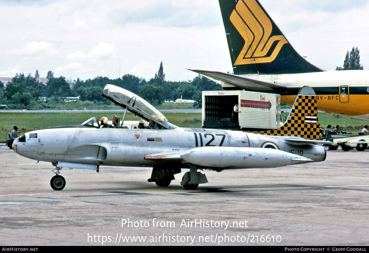 Aircraft Photo Of B.F11-15/10 / 15-10 | Lockheed T-33A | Thailand - Air ...