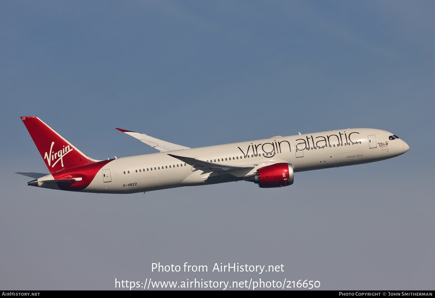 Aircraft Photo of G-VBZZ | Boeing 787-9 Dreamliner | Virgin Atlantic Airways | AirHistory.net #216650