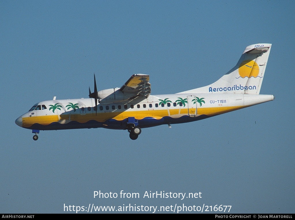 Aircraft Photo of CU-T1511 | ATR ATR-42-300 | Aerocaribbean | AirHistory.net #216677