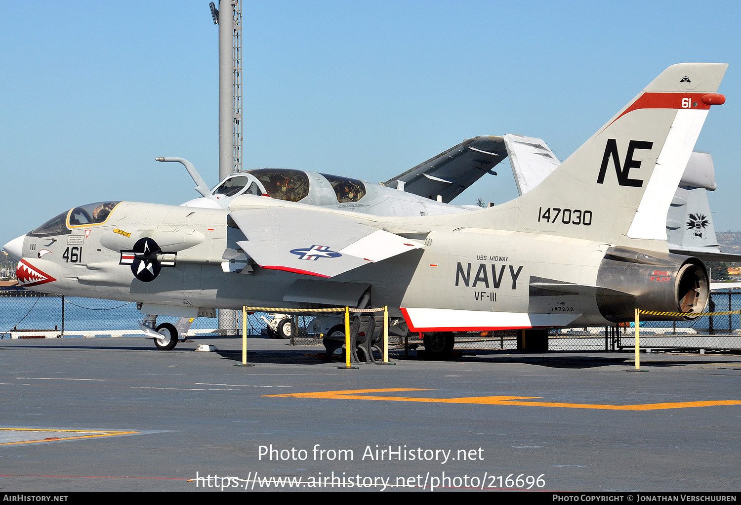 Aircraft Photo of 147030 | Vought F-8K Crusader | USA - Navy | AirHistory.net #216696