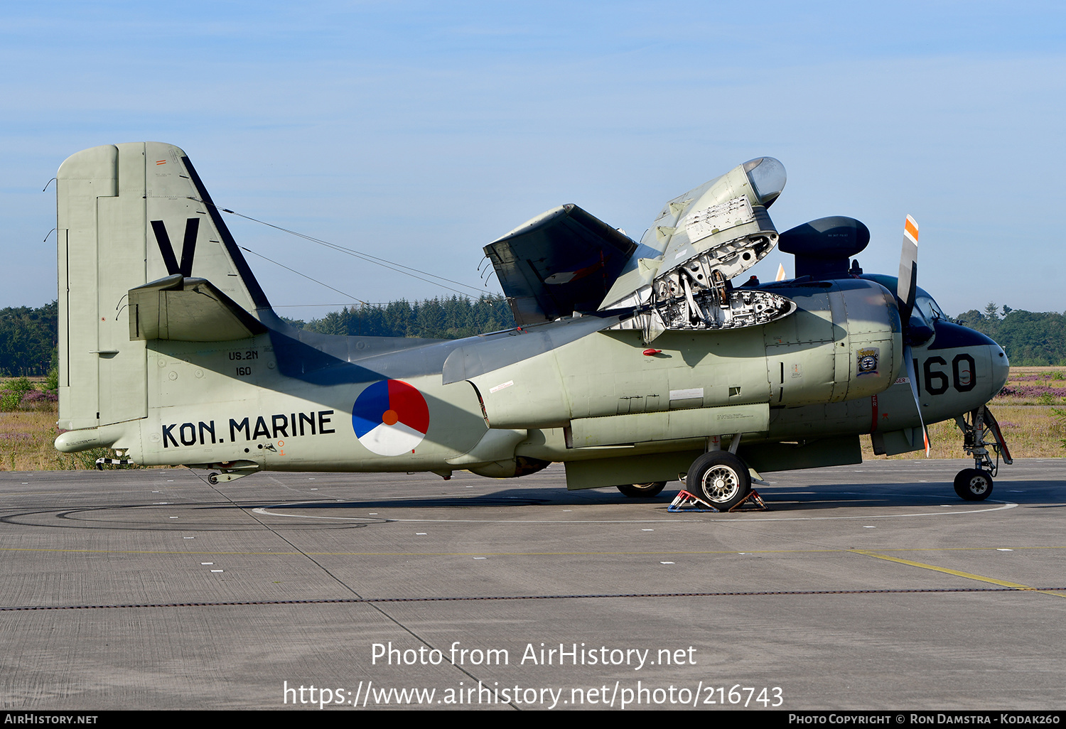 Aircraft Photo of 160 | Grumman US-2N Tracker (G-89) | Netherlands - Navy | AirHistory.net #216743