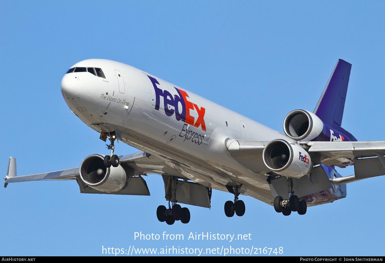 Aircraft Photo of N607FE | McDonnell Douglas MD-11F | FedEx Express - Federal Express | AirHistory.net #216748