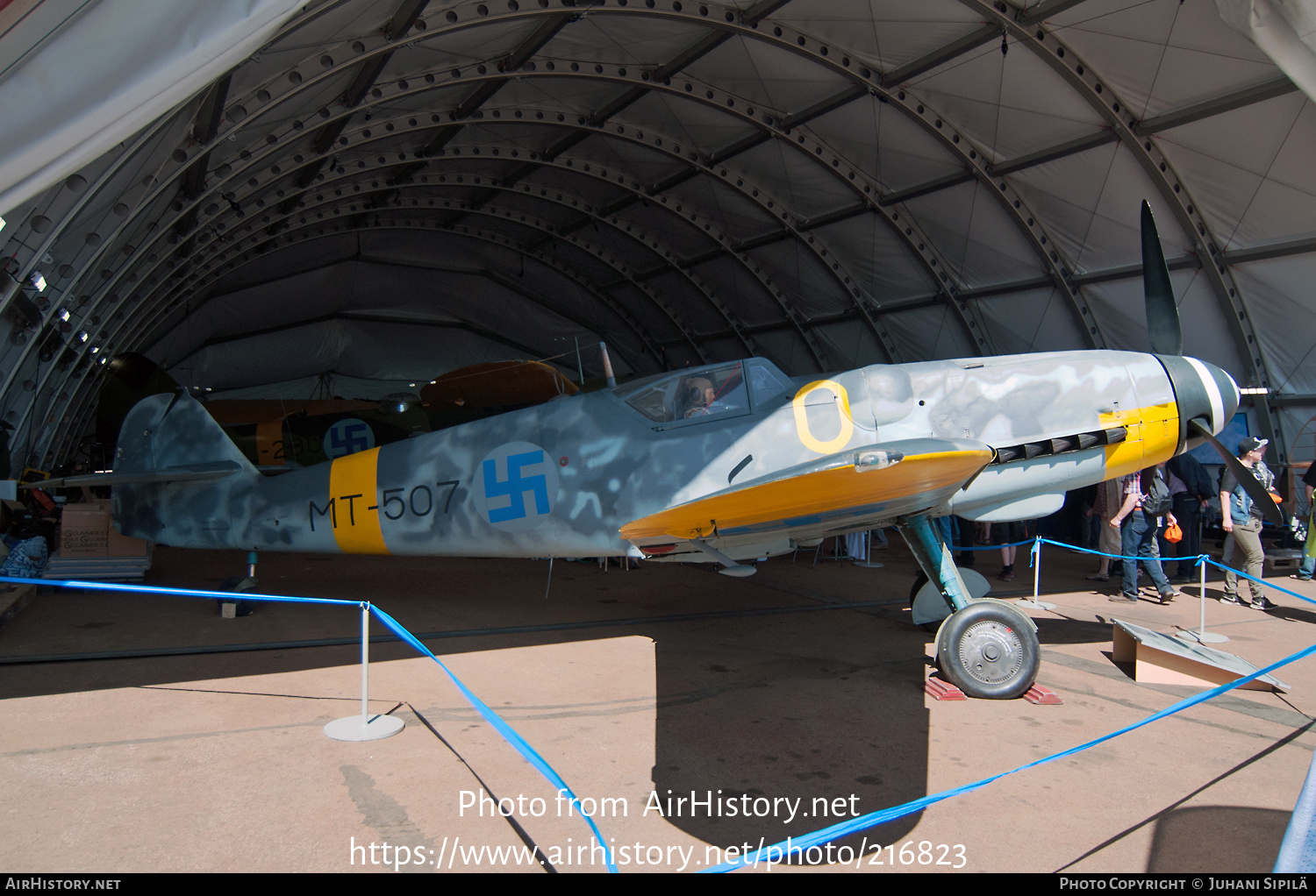 Aircraft Photo of MT-507 | Messerschmitt Bf-109G-6/Y | Finland - Air Force | AirHistory.net #216823