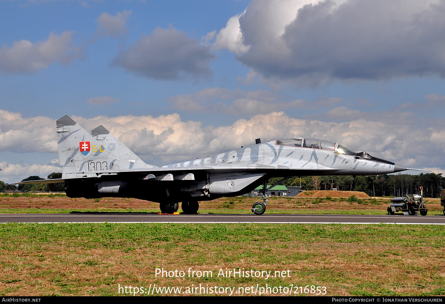 Aircraft Photo of 1303 | Mikoyan-Gurevich MiG-29UBS (9-51) | Slovakia - Air Force | AirHistory.net #216853