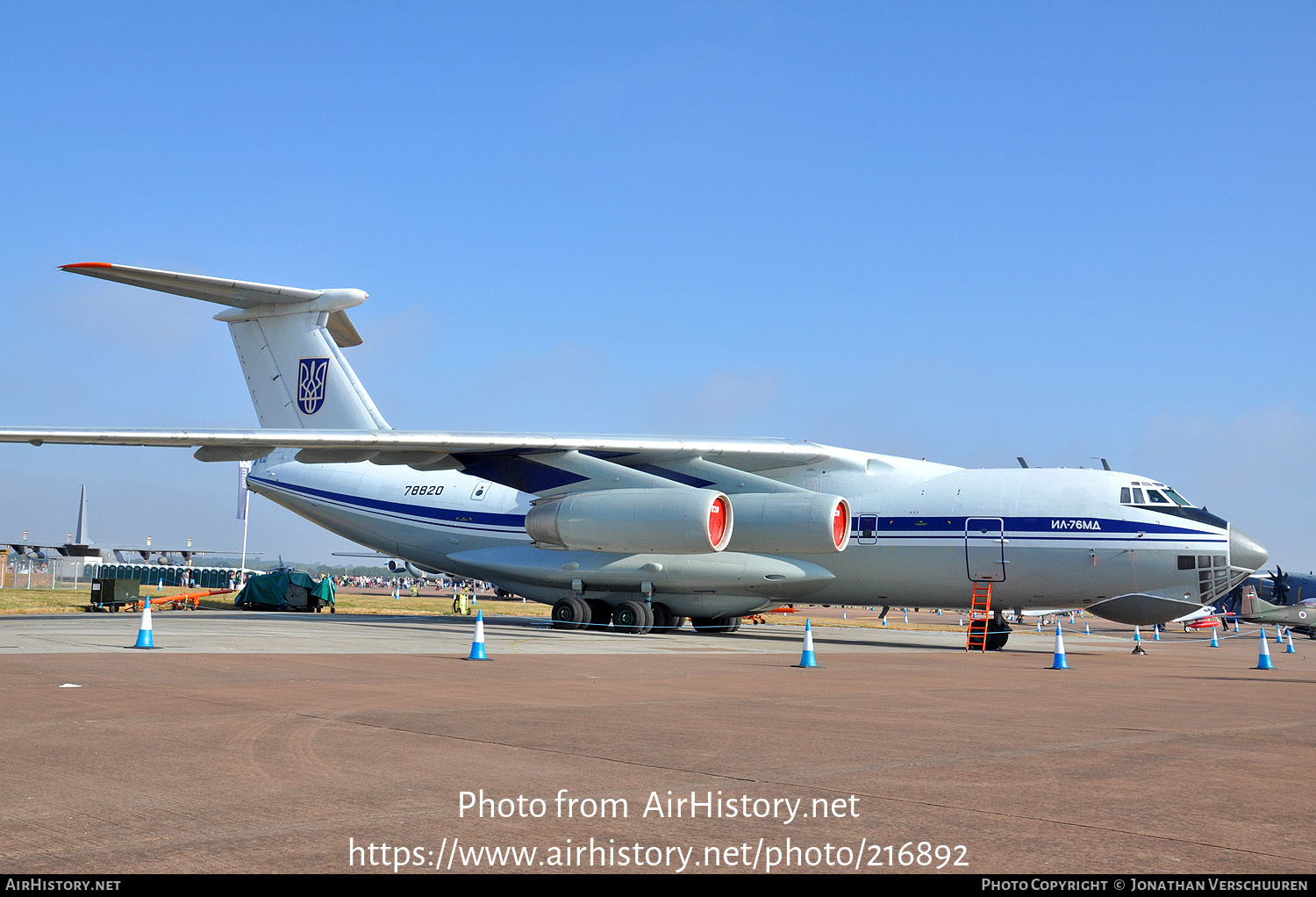 Aircraft Photo of 78820 | Ilyushin Il-76MD | Ukraine - Air Force | AirHistory.net #216892