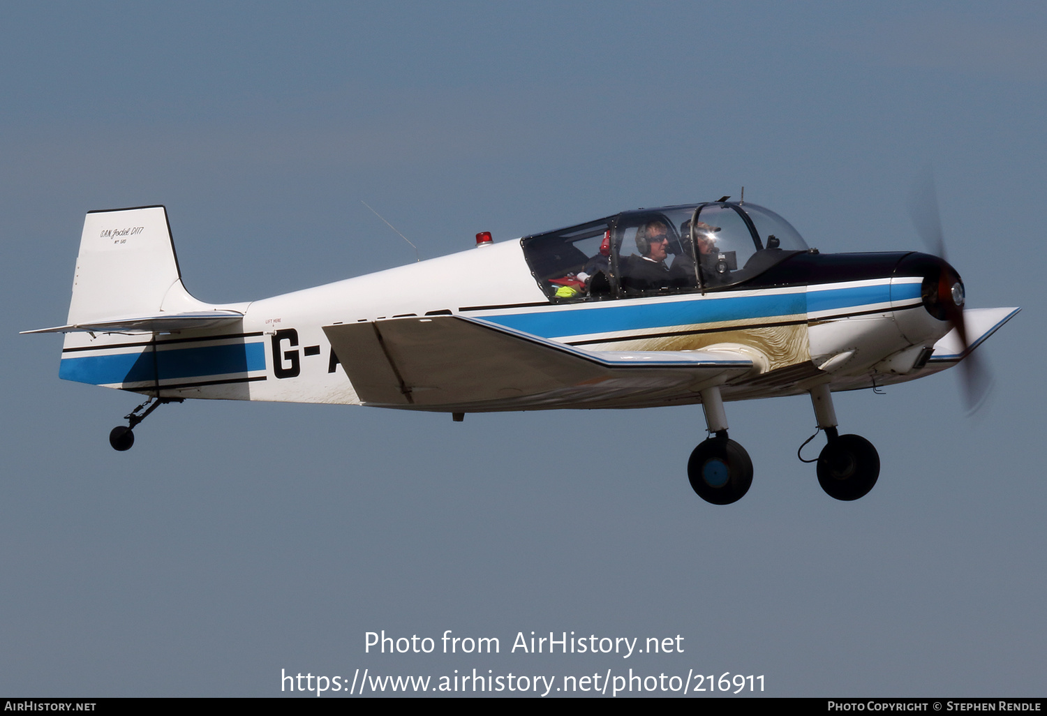 Aircraft Photo of G-AXCG | SAN Jodel D-117 | AirHistory.net #216911