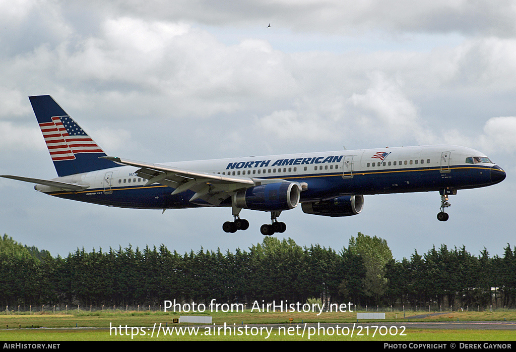 Aircraft Photo of N752NA | Boeing 757-28A | North American Airlines | AirHistory.net #217002