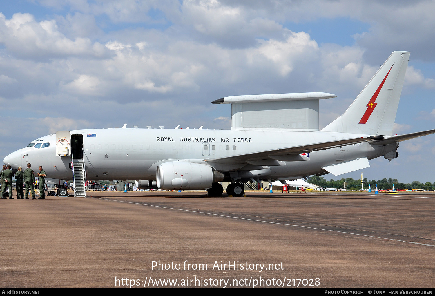 Aircraft Photo of A30-001 | Boeing E-7A Wedgetail | Australia - Air Force | AirHistory.net #217028