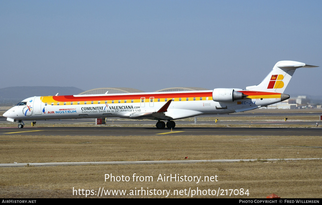 Aircraft Photo of EC-JYV | Bombardier CRJ-900 (CL-600-2D24) | Iberia Regional | AirHistory.net #217084