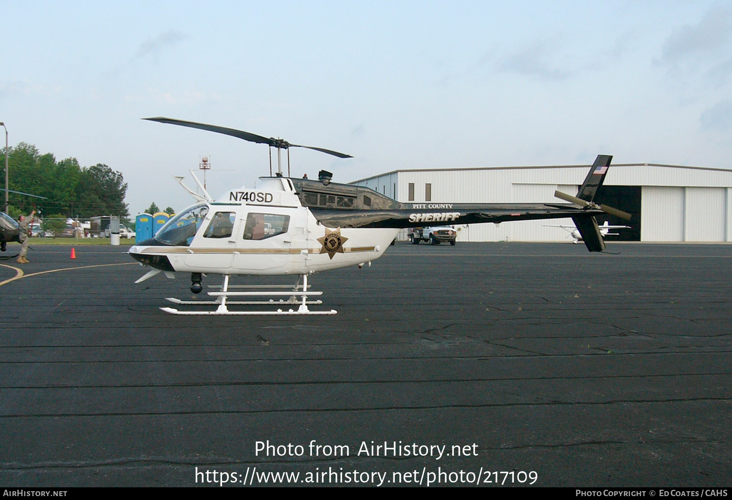 Aircraft Photo of N740SD | Bell OH-58C Kiowa (206A-1) | Pitt County Sheriff | AirHistory.net #217109