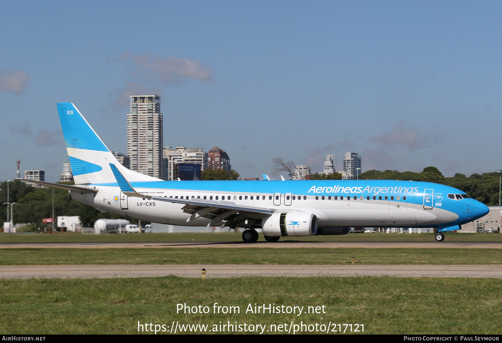 Aircraft Photo of LV-CXS | Boeing 737-81D | Aerolíneas Argentinas | AirHistory.net #217121