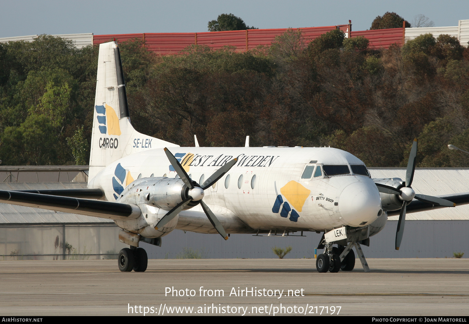 Aircraft Photo of SE-LEK | Hawker Siddeley HS-748 Srs2/244 | West Air Sweden | AirHistory.net #217197