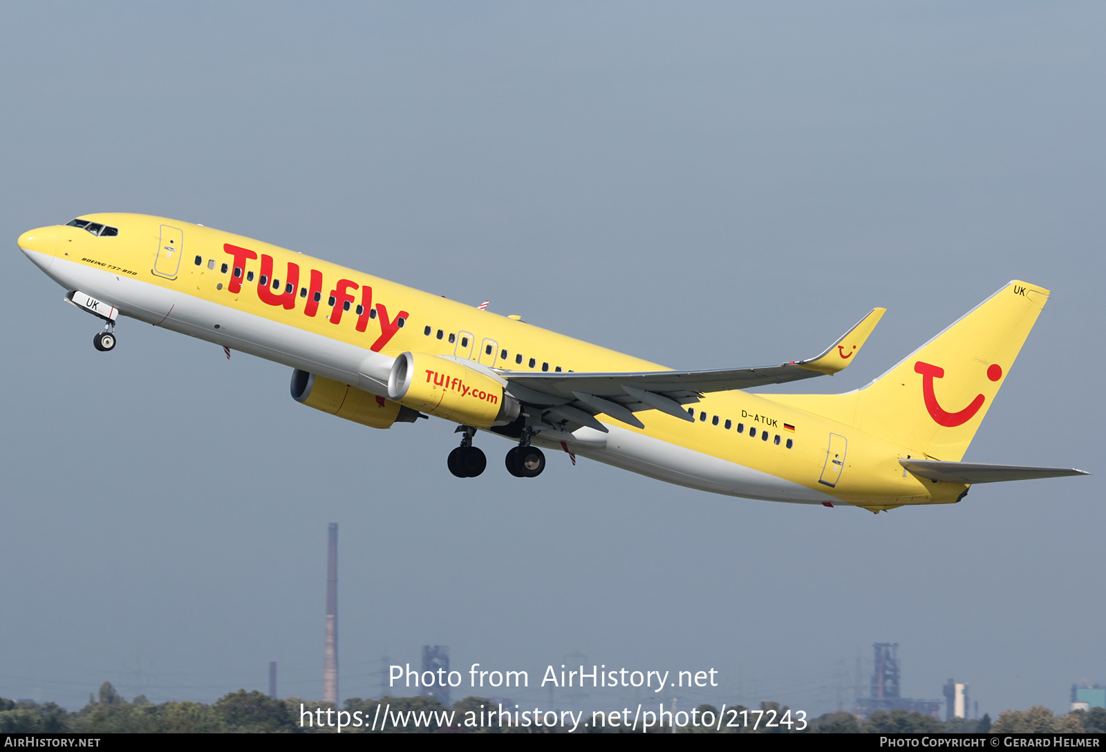 Aircraft Photo of D-ATUK | Boeing 737-8K5 | TUIfly | AirHistory.net #217243