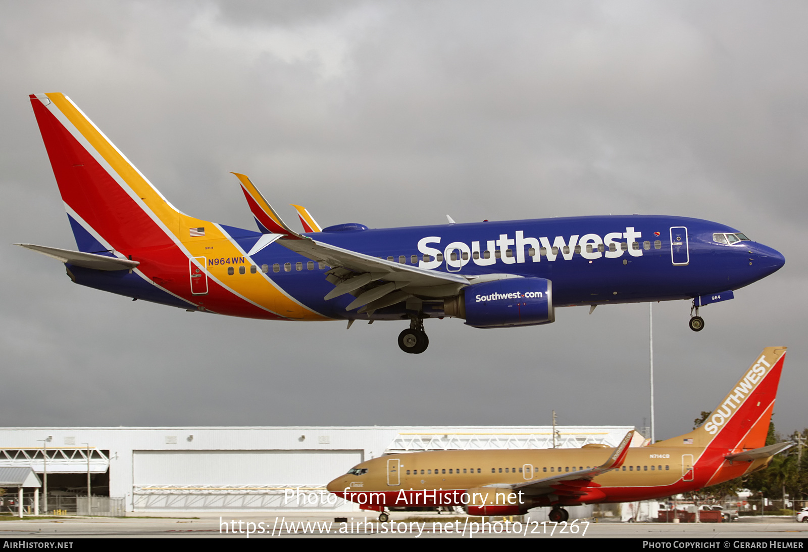 Aircraft Photo of N964WN | Boeing 737-7H4 | Southwest Airlines | AirHistory.net #217267