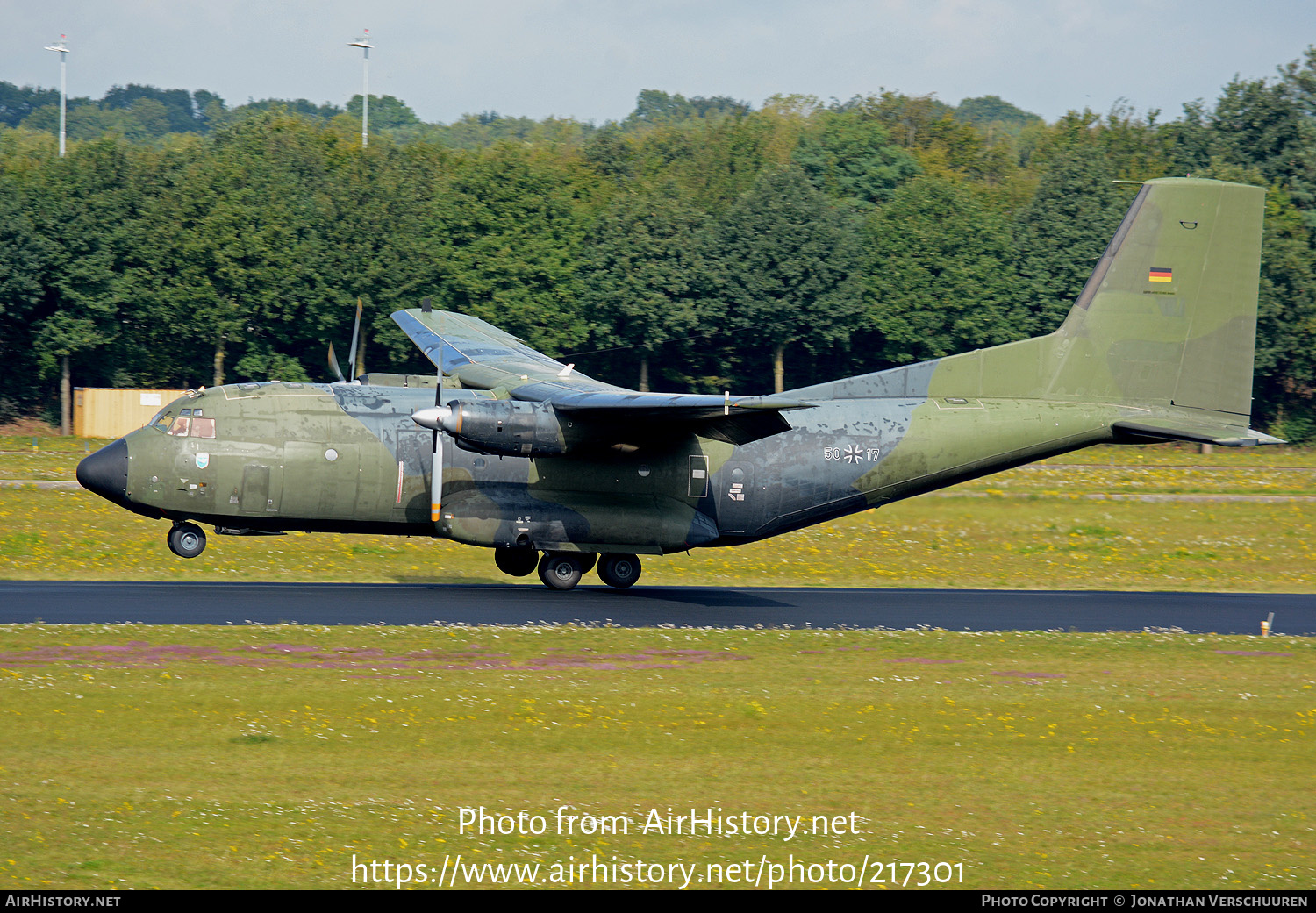 Aircraft Photo of 5017 | Transall C-160D | Germany - Air Force | AirHistory.net #217301