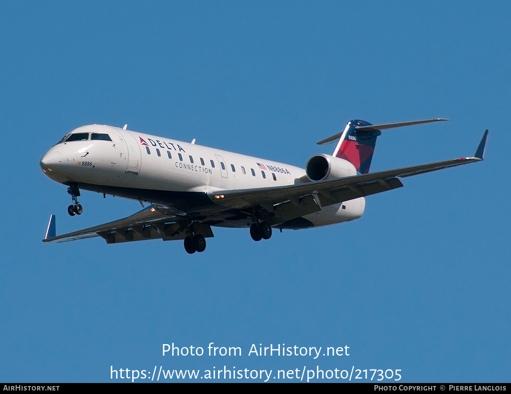 Aircraft Photo of N8886A | Bombardier CRJ-440 (CL-600-2B19) | Delta Connection | AirHistory.net #217305