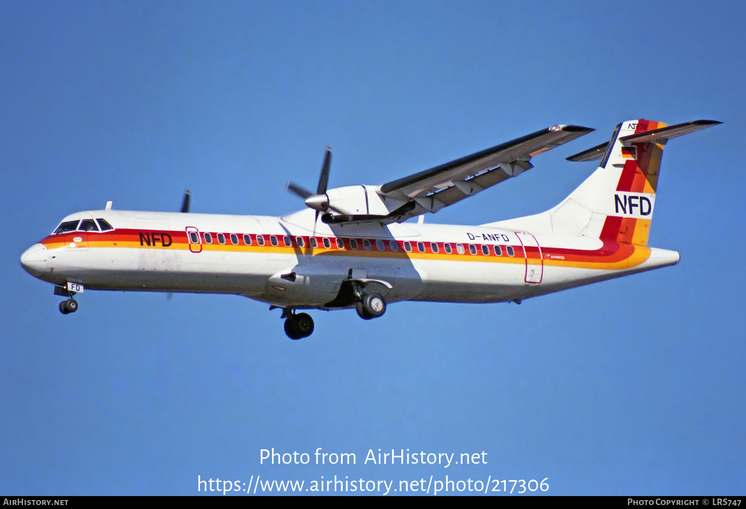 Aircraft Photo of D-ANFD | ATR ATR-72-202 | NFD - Nürnberger Flugdienst | AirHistory.net #217306